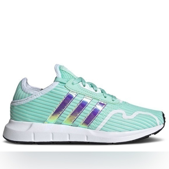 SWIFT RUN X J 'CLEAR MINT IRIDESCENT - Picture 1 of 1